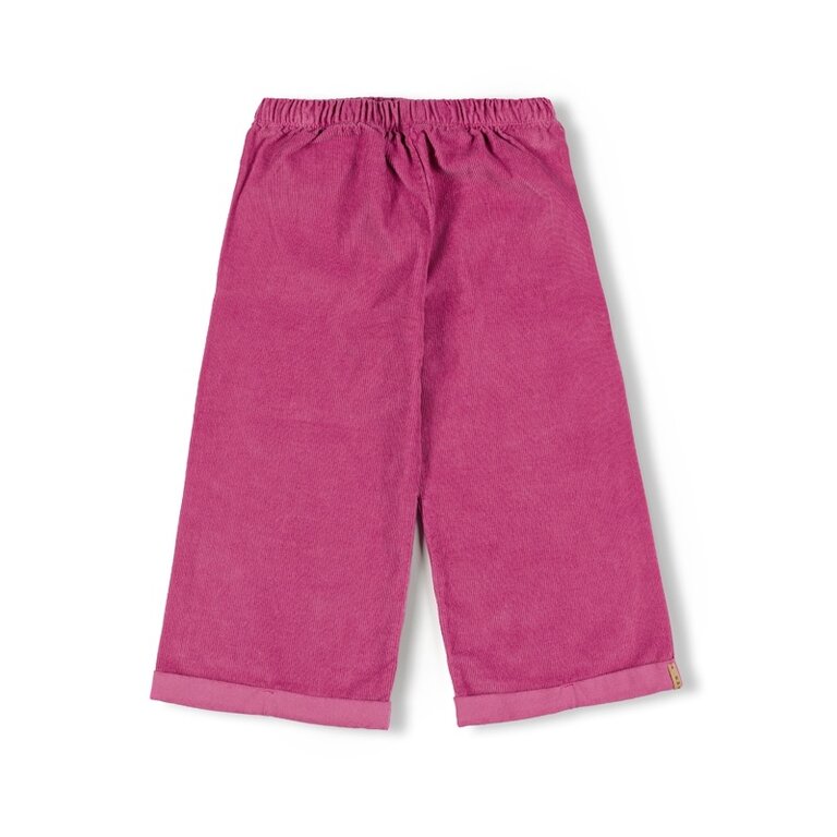 Nixnut wide pants rib // berry