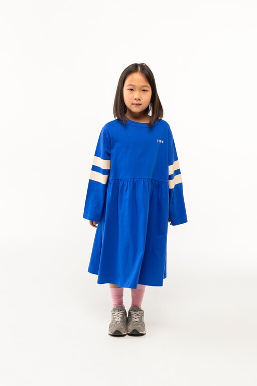 Tinycottons dress stripes // ultramarine