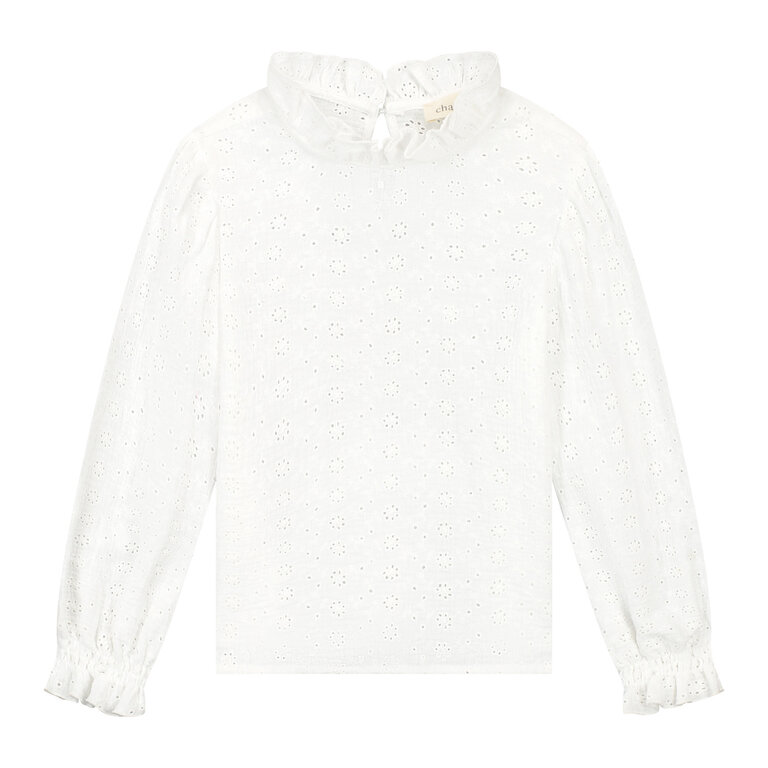 Charlie Petite james blouse // white