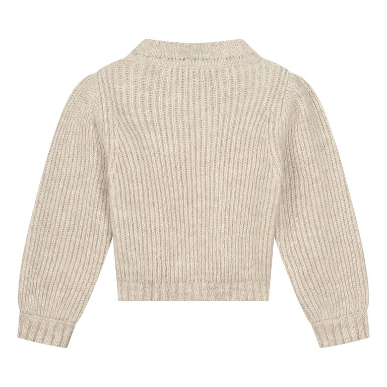 Charlie Petite hudson sweater // beige melee