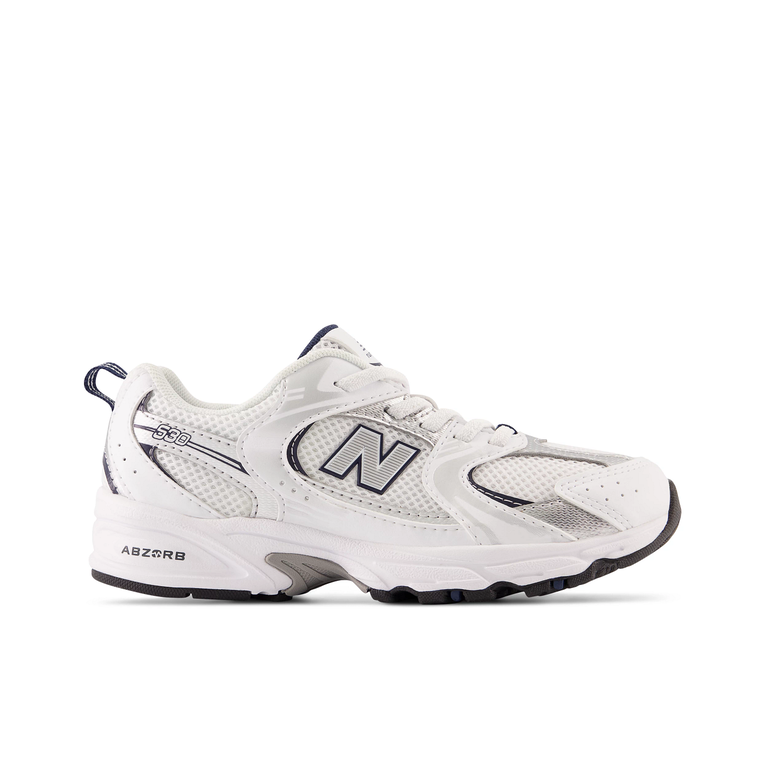 New Balance 530 kids // white/natural indigo