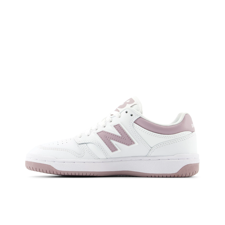 New Balance 480 teens // ice wine/white