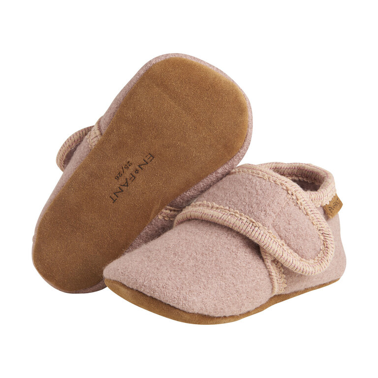 Enfant baby wool slippers // bark