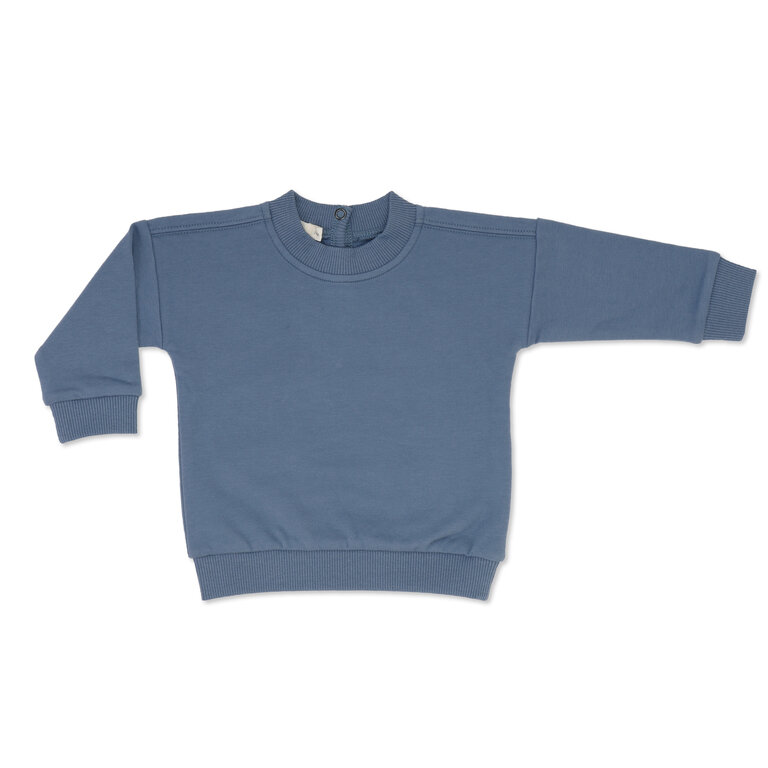 Phil & Phae baby sweater // denim blue