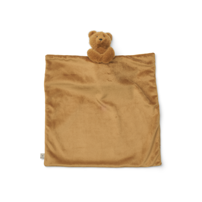 Liewood camdon bear cuddle cloth // golden caramel