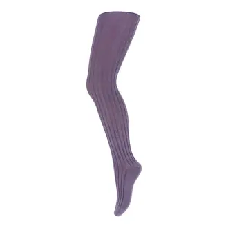 MP Denmark 130 cotton rib tights // 1267 lavender dust
