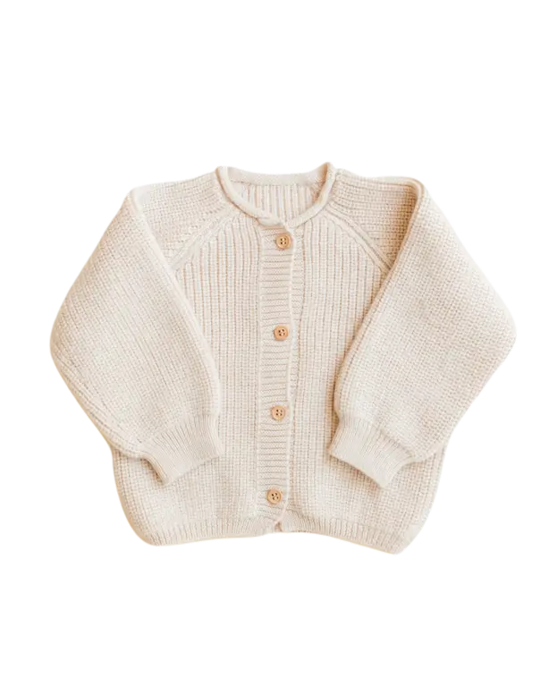 hvid cardigan inga // sand