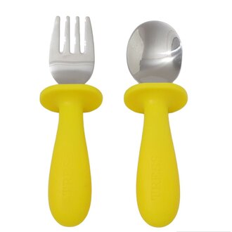Tress the spoon & fork // smile yellow