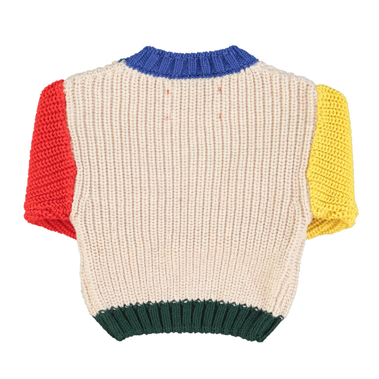 Piupiuchick knitted sweater // multicolor