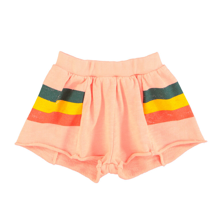 Piupiuchick shorts // pink w multicolor stripes