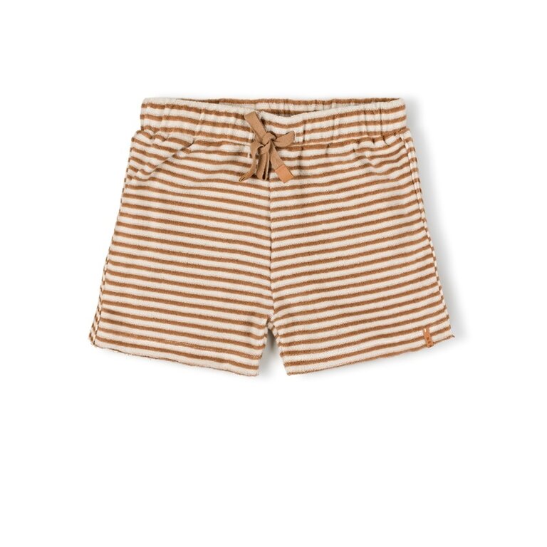 Nixnut basic short // biscuit stripe