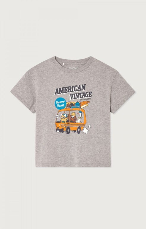 American Vintage fizvalley tee // heather grey