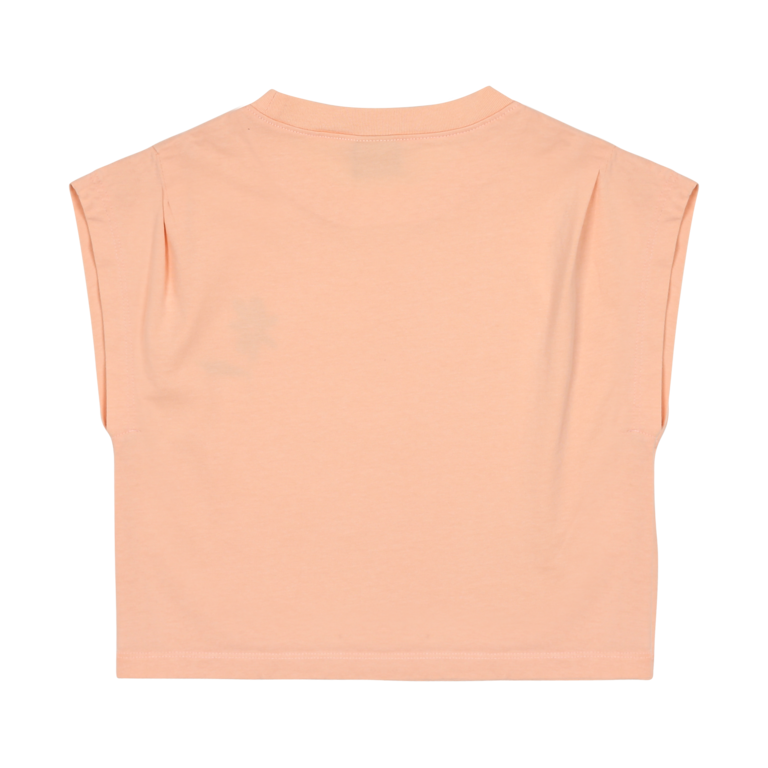 Jelly Mallow single flower t-shirt // choral pink