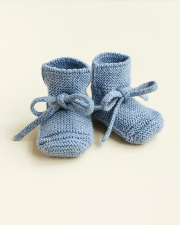 hvid booties // light blue