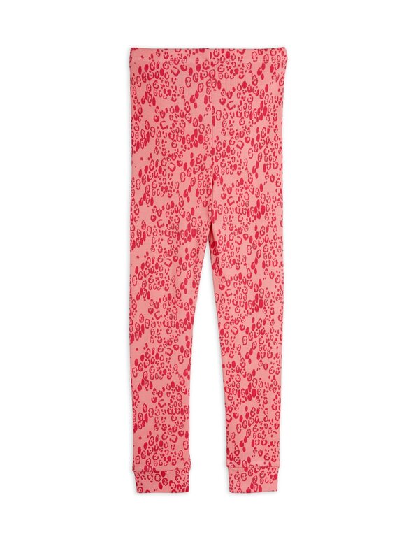 Mini Rodini mini leopard aop leggings // pink