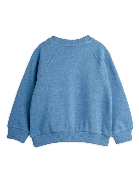 Mini Rodini panther sp melange sweatshirt // blue