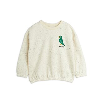 Mini Rodini bird emb neps sweatshirt // offwhite