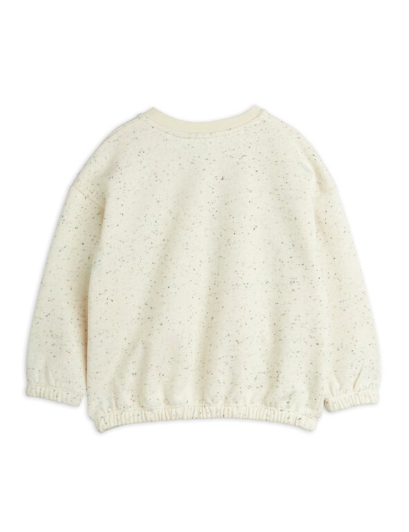Mini Rodini bird emb neps sweatshirt // offwhite
