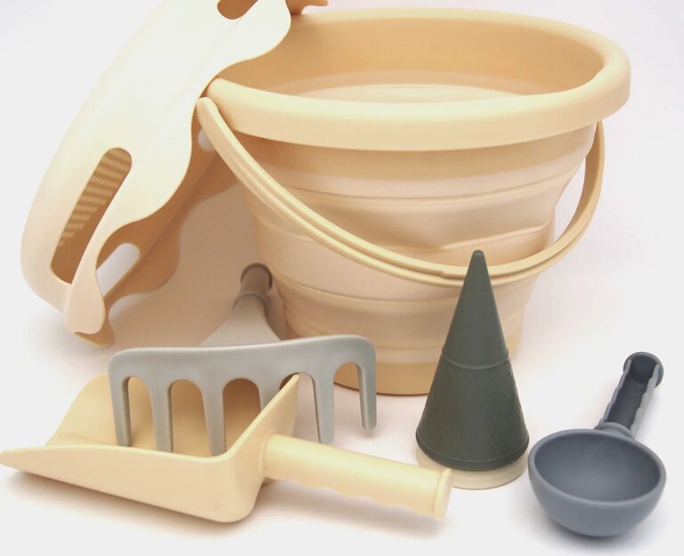 Spelendgoed sand toys 7-delig // beige