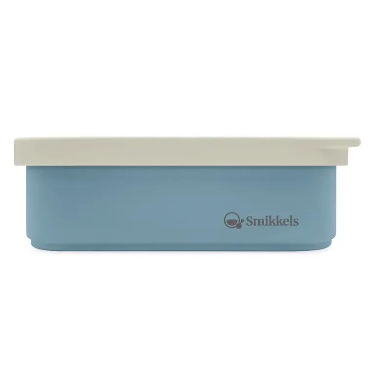 Smikkels lunchbox met siliconen deksel 900 ml // blauw