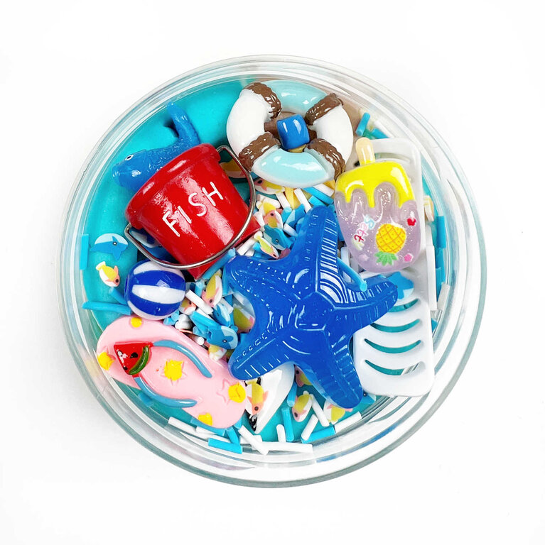 invitation to imagine surprise pot // build a beach