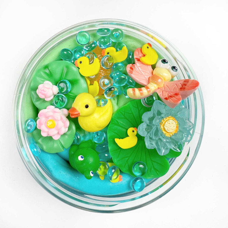 invitation to imagine surprise pot // build a pond