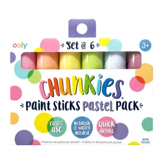 Ooly chunkies paint sticks // pastels set of 6