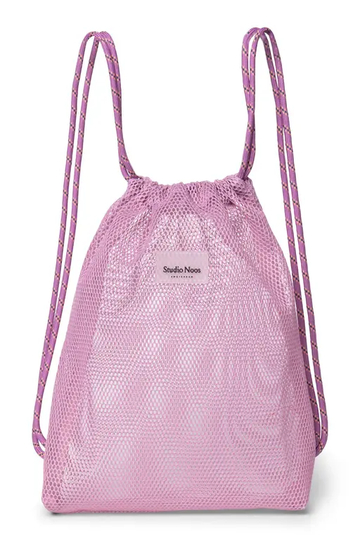 Studio Noos mesh gym bag // pink