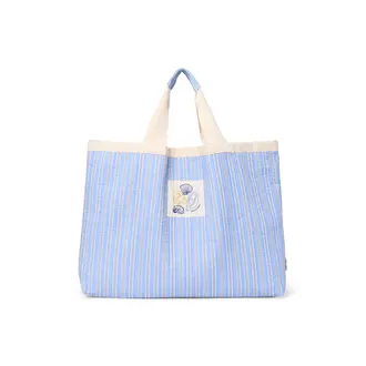 Studio Noos cotton beach bag // blue