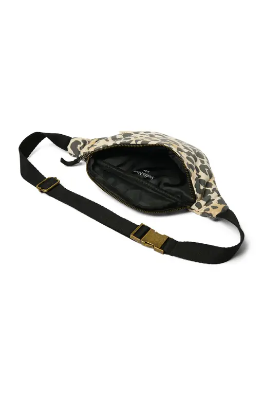Studio Noos soft cotton mini fanny pack // leopard