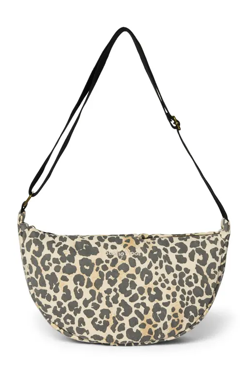 Studio Noos soft cotton adult fanny pack // leopard