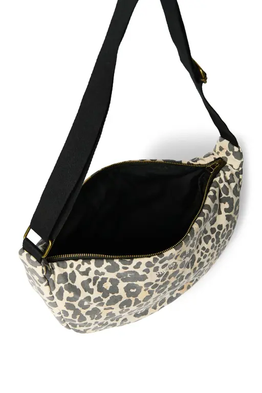 Studio Noos soft cotton adult fanny pack // leopard