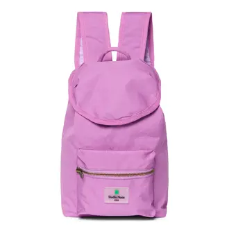 Studio Noos cotton midi backpack drawstring // lilac