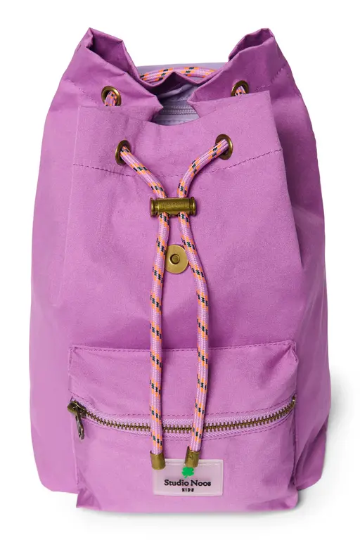 Studio Noos cotton midi backpack // lilac