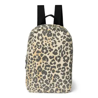 Studio Noos soft cotton mini backpack // leopard