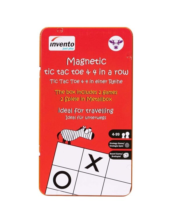 Spelendgoed magnetic tic tac & toe & 4 op een rij