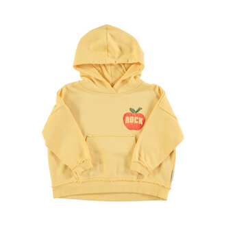 Piupiuchick hoodie // yellow w on stage print