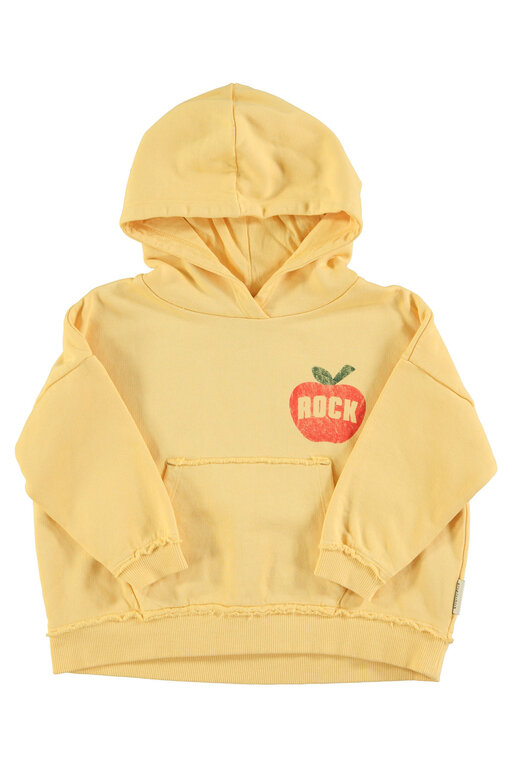 Piupiuchick hoodie // yellow w on stage print