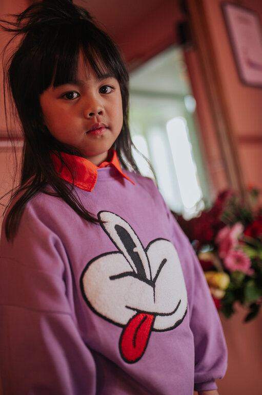 Repose Ams crewneck sweater // violet lavender