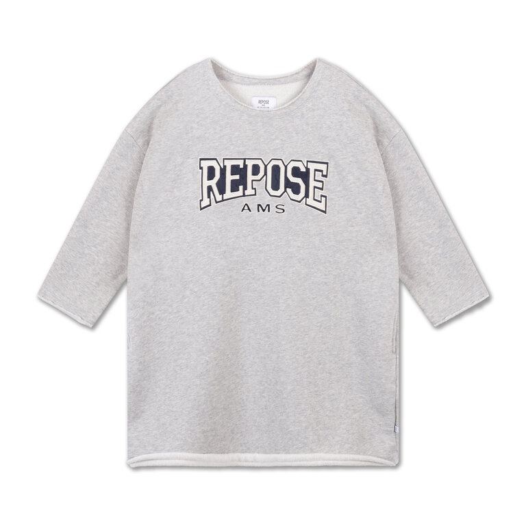Repose Ams cozy sweat dress // grey melange
