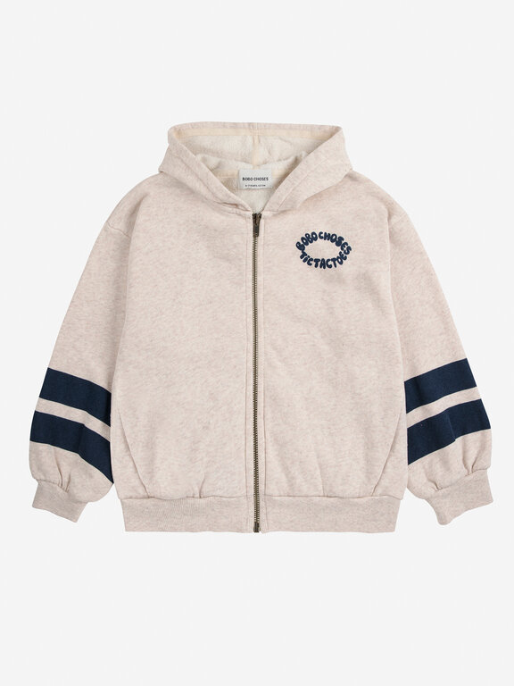 Bobo Choses tic tac toe zipped hoodie // kids