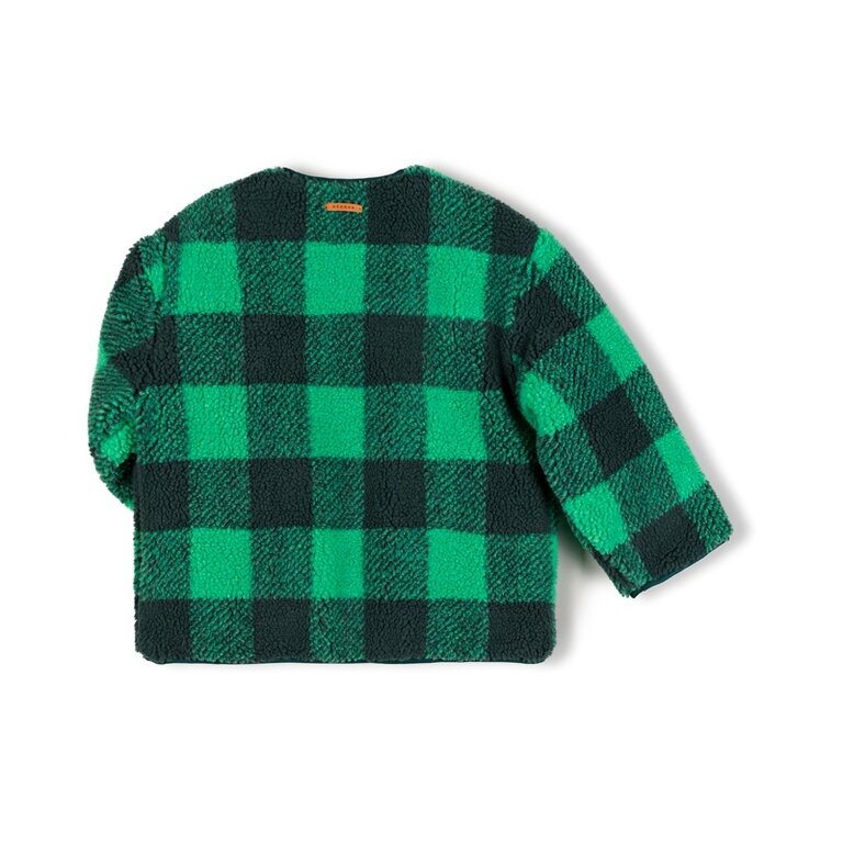 Nixnut check jacket // moss checkered