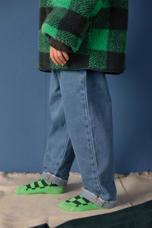 Nixnut check jacket // moss checkered