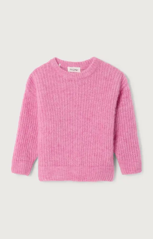 American Vintage east sweater // rose bubble chine