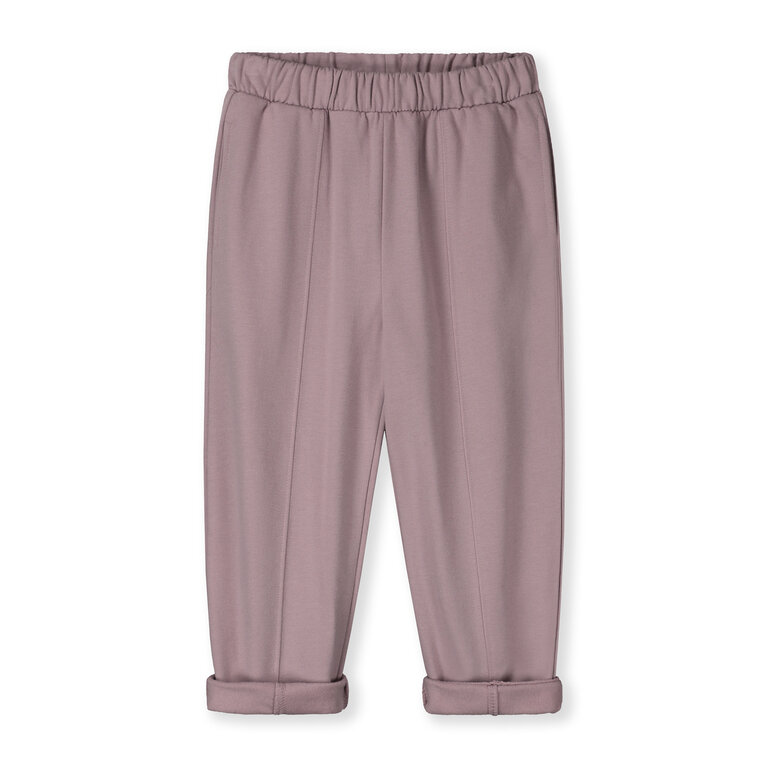 Gray Label barrel leg joggers // berry