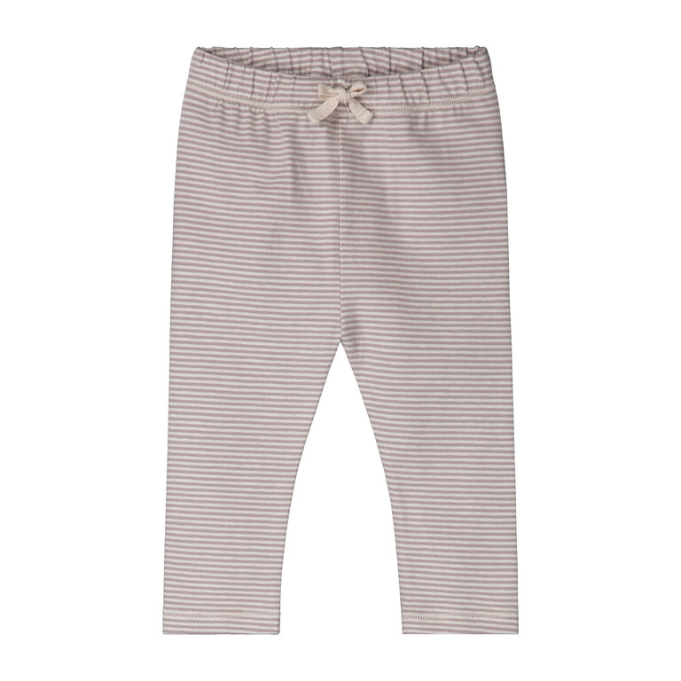 Gray Label baby leggings // berry/cream