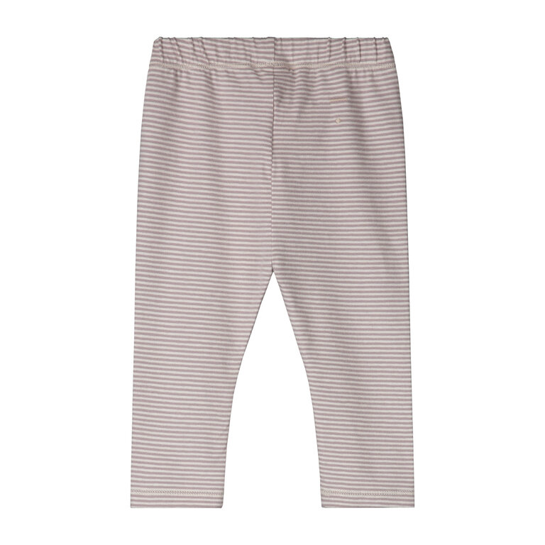 Gray Label baby leggings // berry/cream