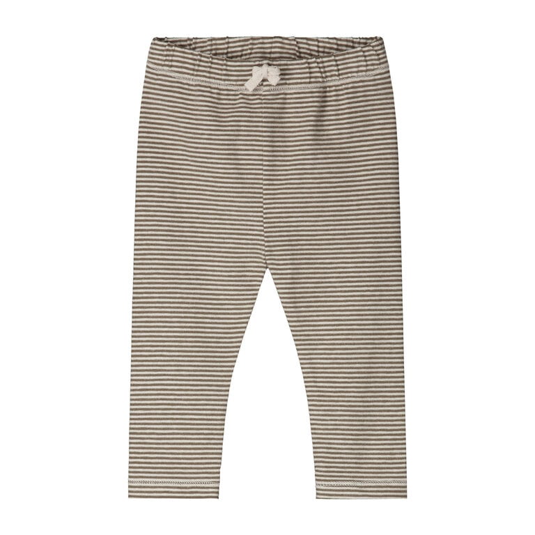 Gray Label baby leggings // woody/cream