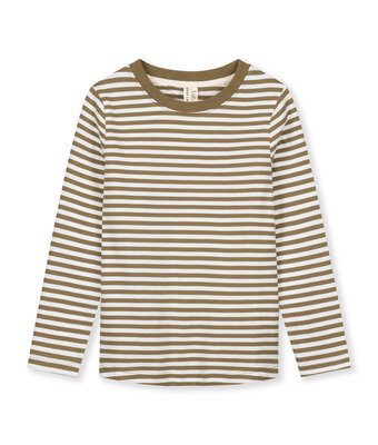 l/s tee // woody/cream