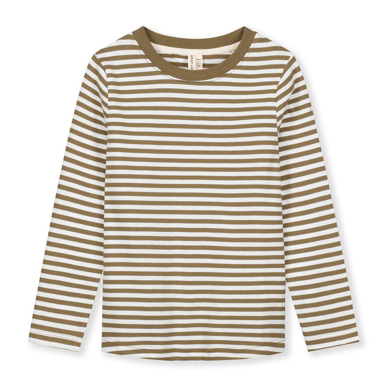 Gray Label l/s tee // woody/cream